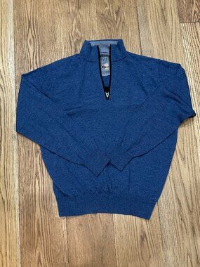 Orvis, Quarter Zip, Merino Wool Sweater, Men's Large, Like New